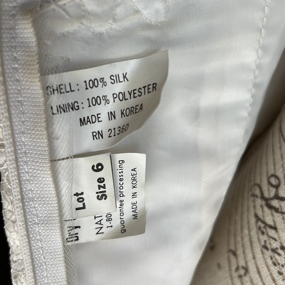 Stunning, sophisticated custom silk, pearls & sequins gown | Wedding, formal | 6 - Picture 9 of 16